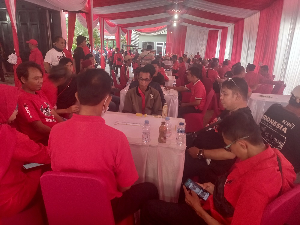 PDI Perjuangan Palembang Gelar Lomba Gaple Antar PAC Sumsel Satu