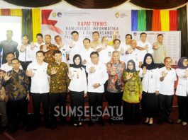 Sekda Buka Rapat Teknis Komunikasi Informatika Statistik dan Persandian Sumsel