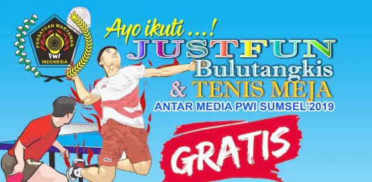 Jelang Porwada, PWI Gelar Kejuaraan Tenis Meja dan Bulutangkis
