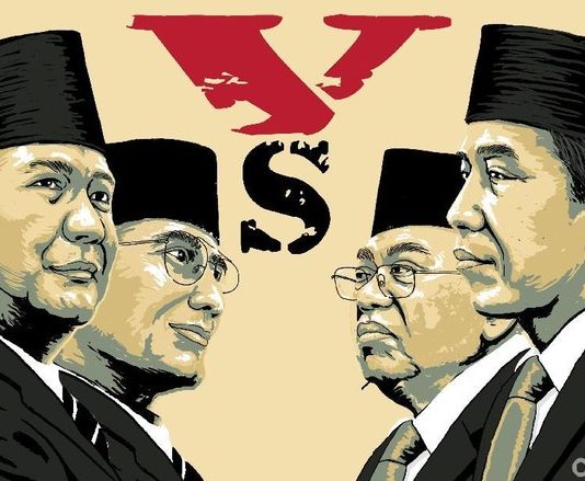 Hasil Quick Count Nyaris 100% 6 Lembaga Survei: Jokowi Unggul!