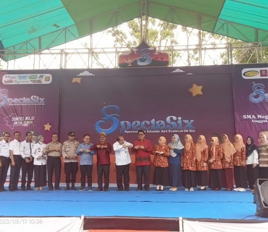 Beri Ruang Siswa, SMAN 6 Palembang Gelar Spectasix