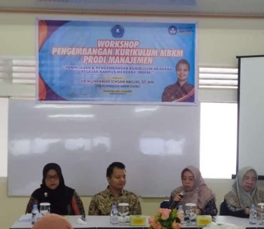 Prodi Manajemen Unanti Gelar Workshop Kurikulum MBKM Berbasis OBE