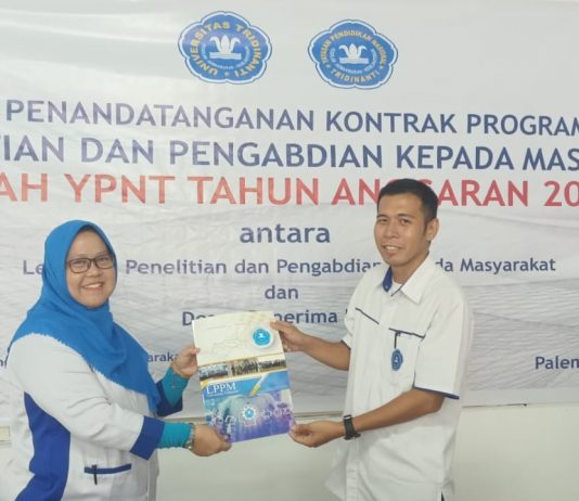 14 Dosen FEB Unanti Terima Dana Hibah Penelitian dan Pengabdian YPNT