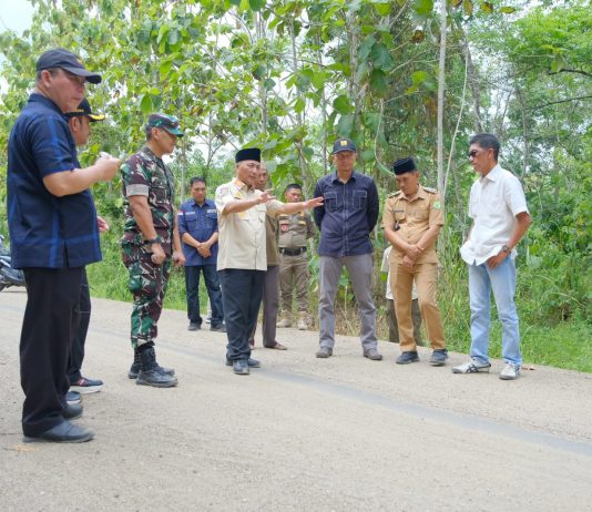 TNI Polri dan Pemkab Muba Bangun Daerah Pelosok