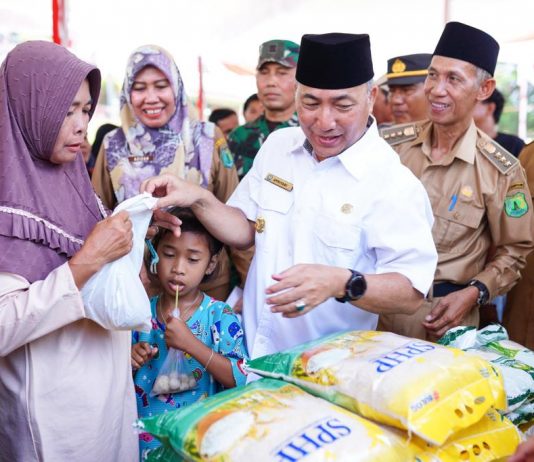 35 Ribu Warga di Muba Dapat Beras Gratis