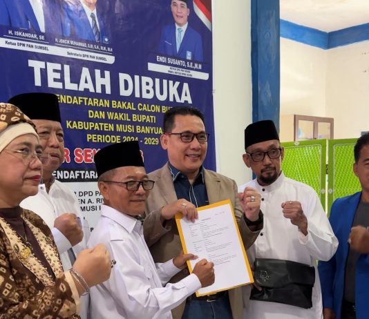 Tokoh Masyarakat Hingga Agama di Muba Lamar Tiga Parpol, Antar Apriyadi Jadi Calon Bupati