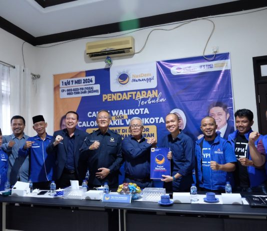 Kembalikan Formulir, Yudha Pratomo Mahyudin Optimis Diusung Partai Nasdem