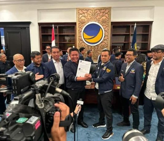 Herman Deru-Cik Ujang Dapat Restu DPP Partai Nasdem