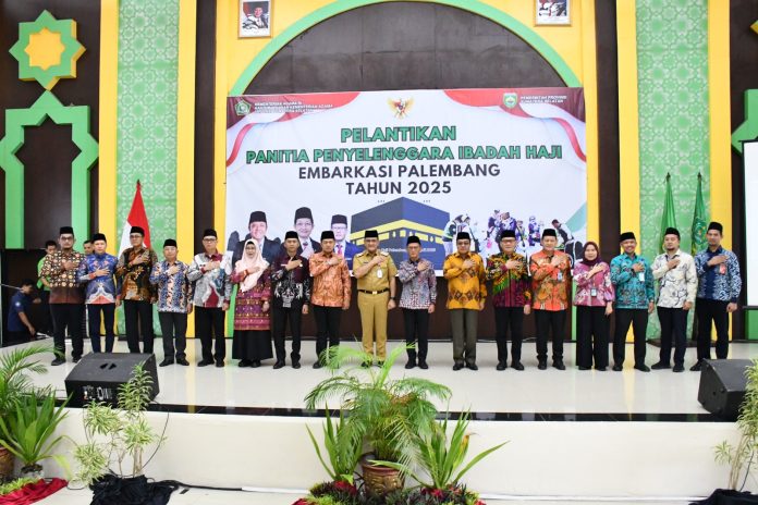 22.04.2025.Pelantikan PPIH Embarkasi Palembang