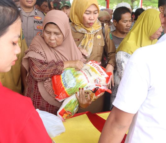Gelar Operasi Pasar Beras Premium, Pemkab Muba Ringankan Beban Warga