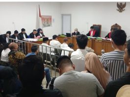 Mantan Bupati Mura Ridwan Mukti Jalani Sidang Perdana