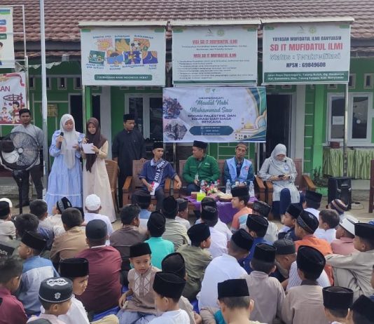 SIT Mufidatul Ilmi X DD Sumsel Gelar Maulid Nabi dan Edukasi Bencana