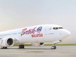 Batik Air Malaysia Resmi Buka Penerbangan Internasional Perdana Kuala Lumpur-Palembang