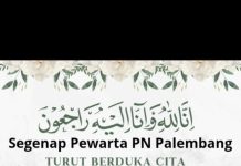 Hakim Teladan PN Palembang Raden Zaenal Arief Tutup Usia