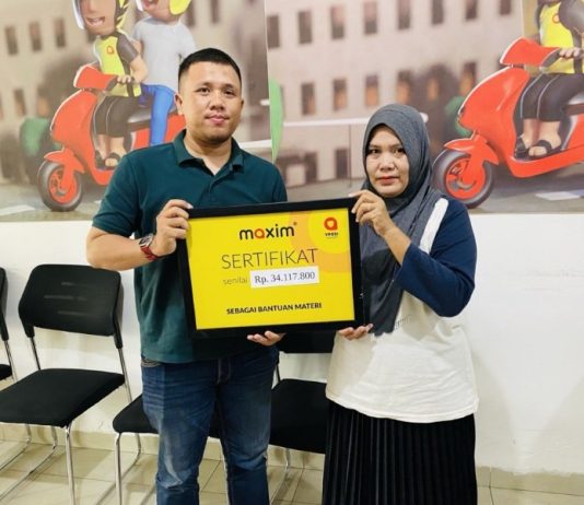 YPSSI Beri Dukungan Senilai Rp34 Juta ke Pengemudi Maxim yang Alami Lakalantas di Palembang