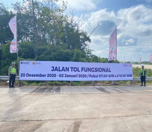 Tol Fungsional Musi Pait-Pulau Rimau Dibuka Untuk Kendaraan Pribadi