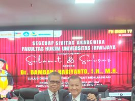 Chairul S Matdiah Hadiri Ujian Terbuka Promosi Doktor Ilmu Hukum Bambang Hariyanto