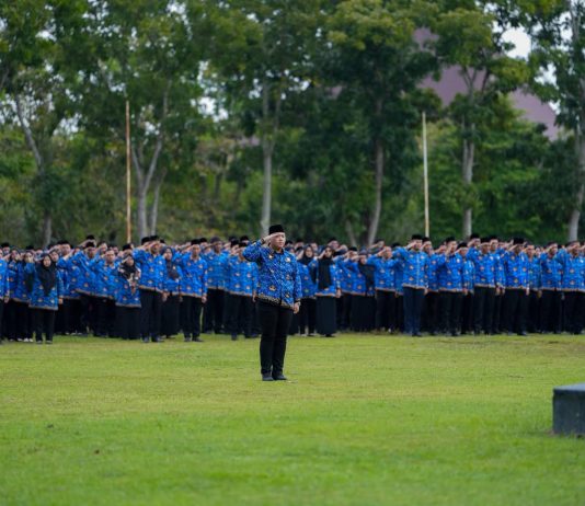 Apel Gabungan Awal 2026, Pemkab Banyuasin Komitmen Tingkatkan Kinerja dan Pelayanan Publik