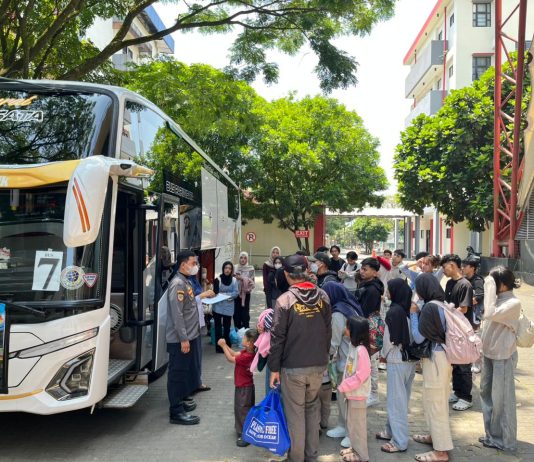 Mudik Gratis, Mahasiswa Muba di Perantauan Pulang Kampung Aman dan Nyaman