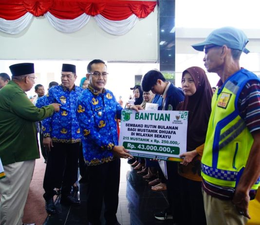 Ribuan THR Disalurkan bagi Kaum Dhuafa, Bupati Toha Tohet: Selamat Menyambut Idulfitri