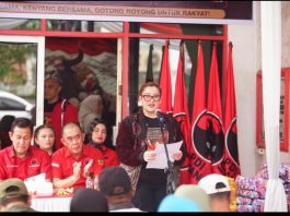 Gotong Royong Untuk Rakyat, DPC PDI Perjuangan Palembang Resmikan Dapur Marhaen