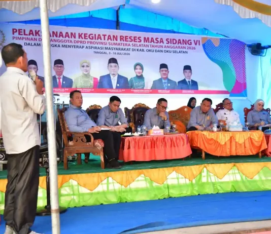 DPRD Sumsel Kawal Usulan Pembangunan Warga Mekakau Ilir