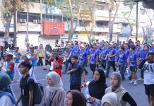 Kampanye LRT Sumsel di CFD Cinde, Ajak Masyarakat Beralih ke Transportasi Publik