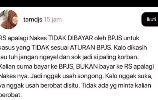 RS Pusri Palembang Minta Maaf, Siapkan Sanksi untuk Dokter yang Komentari Pasien BPJS