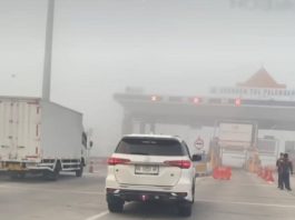 Tol Palembang-Indralaya Masih Aman Dilintasi di Tengah Kabut Asap Karhutla Sumsel